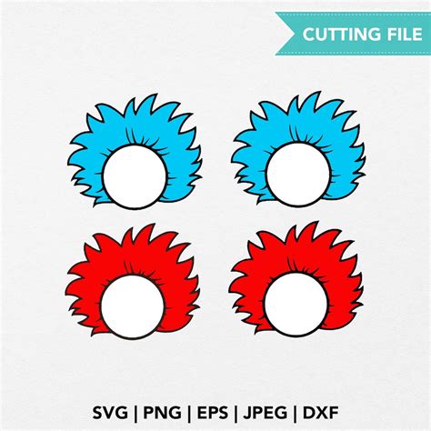 Thing 1 hair svg - Thing 1 and Thing 2 Svg Thing Blue and Red Hair png Cat in the Hat svg- Thing 1- Thing 2 Thing One Svg Mother of all things Svg Cricut (411) $ 2.78. Add to Favorites ...